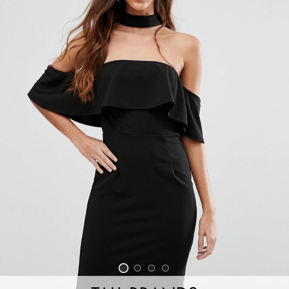 Fitted Black Dress ASOS